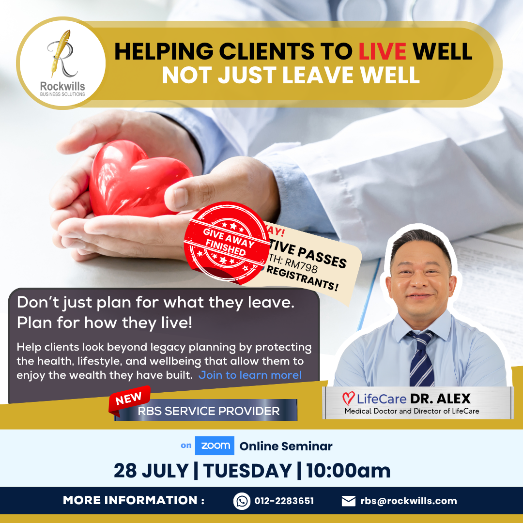 RBS workshop - Helping Clients to Live Well, Not Just Leave Well 20260728